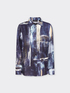 Printed viscose shirt image number 5