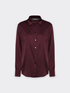 Stretch viscose satin shirt image number 4