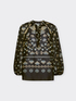 Blusa stampata in mussola di cotone image number 4