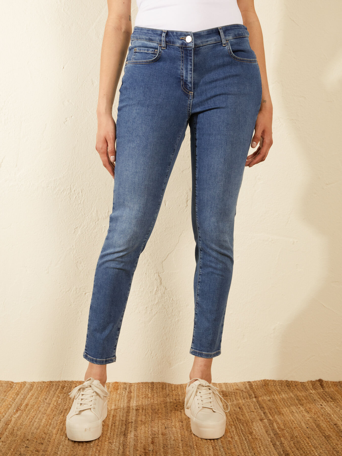 SKINNY-JEANS, DENIM 9,5 OZ image number 3