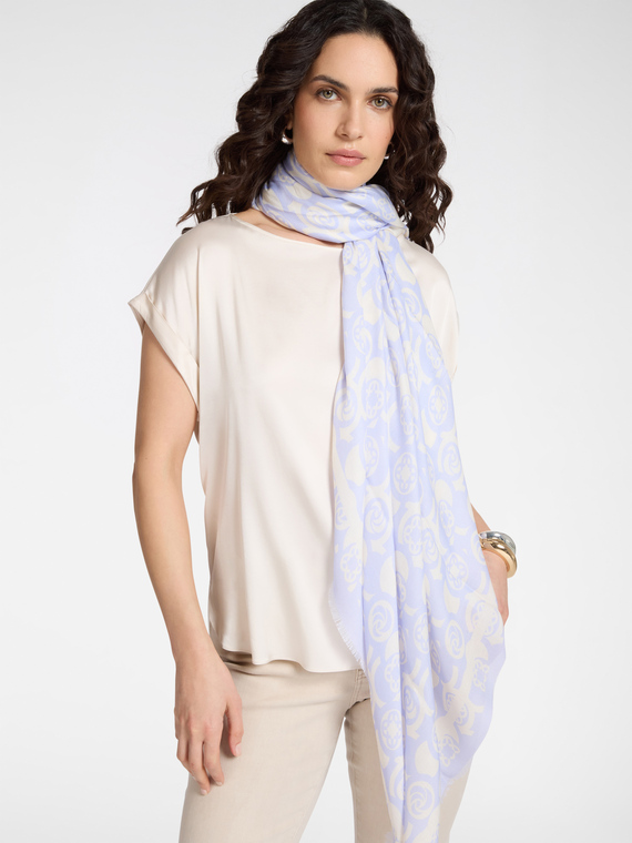 Printed modal scarf