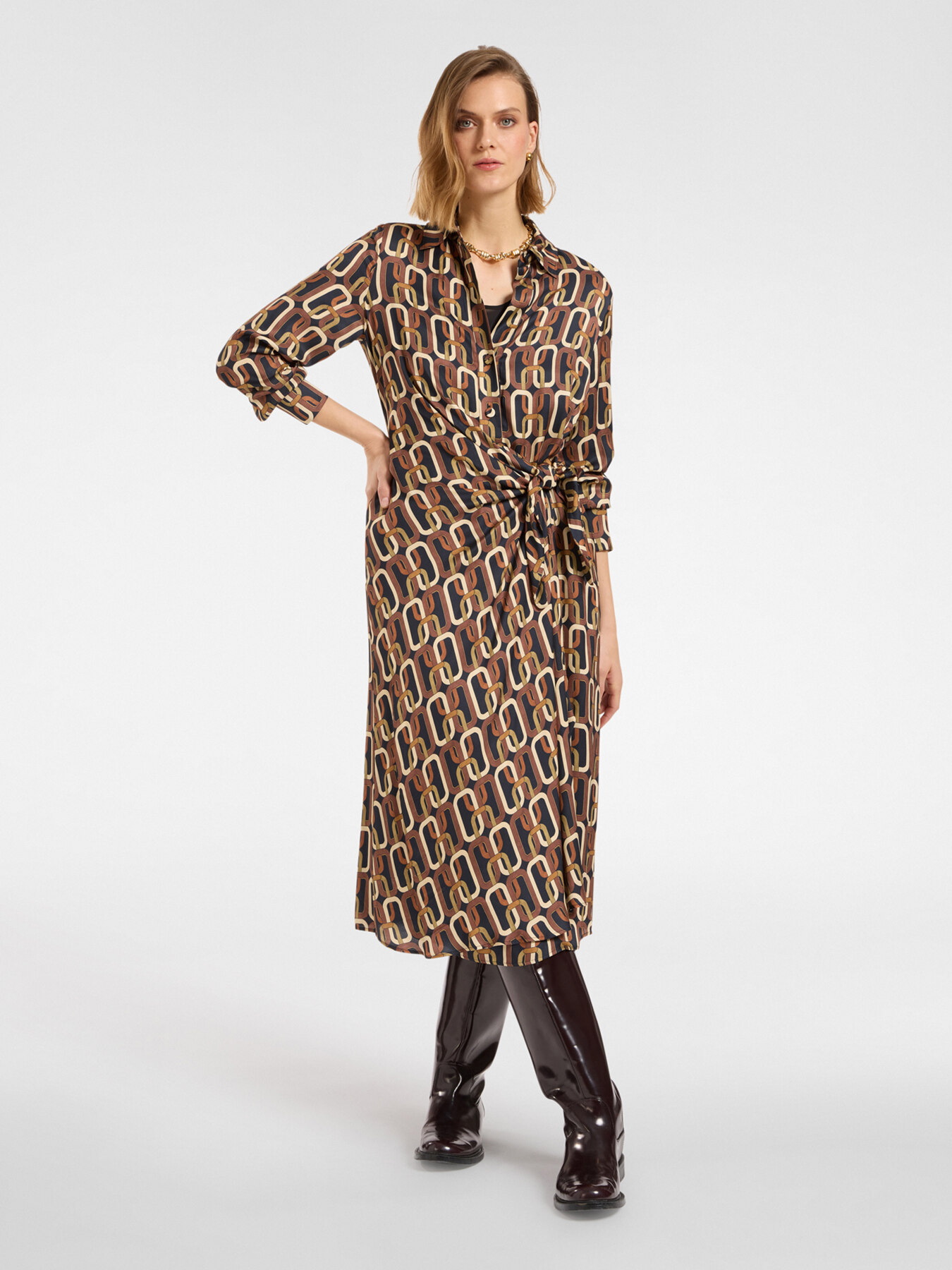 Wrap dress stampato image number 2