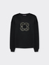 Sweatshirt with oversized Monogram embroidery image number 5