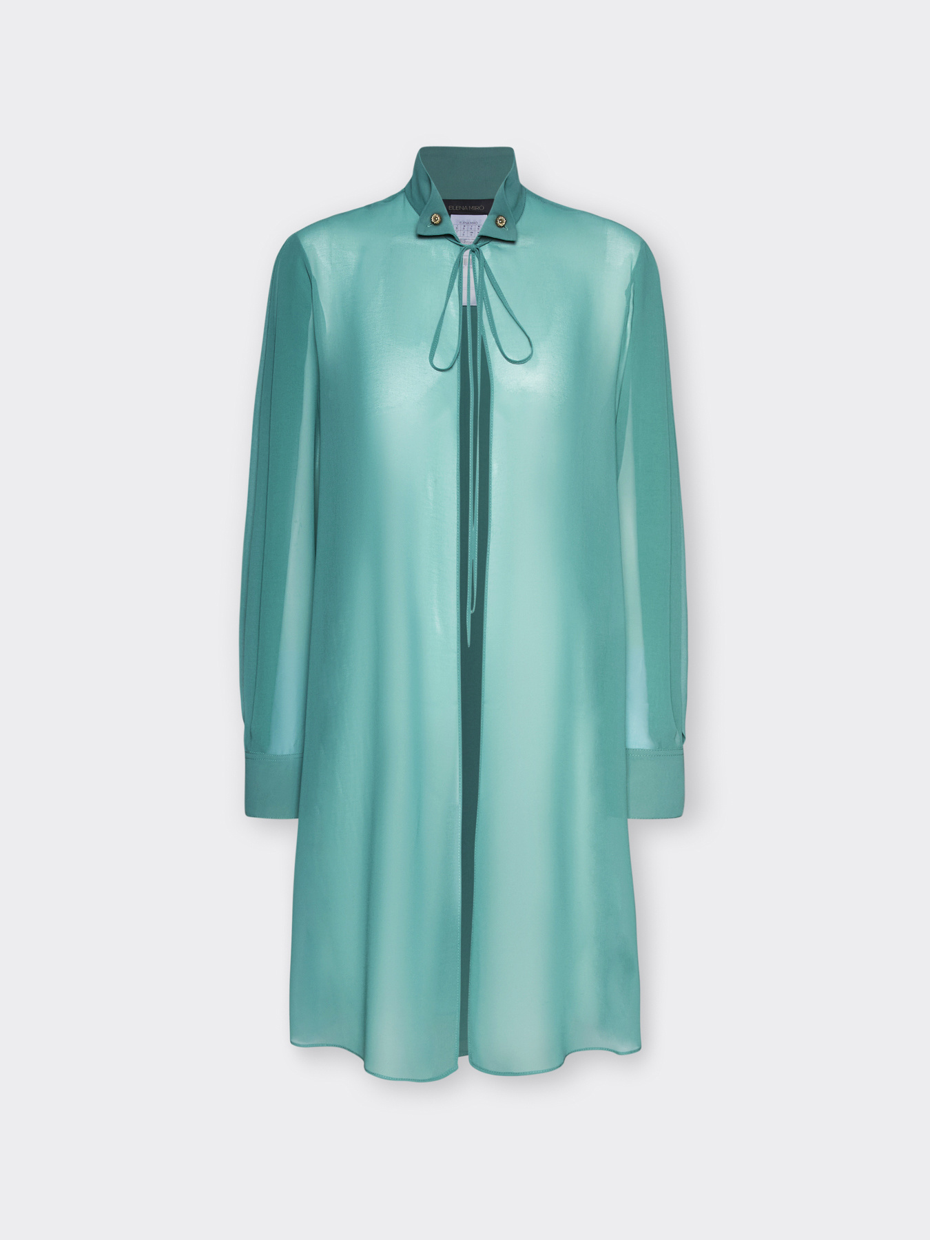 Long georgette shirt image number 4