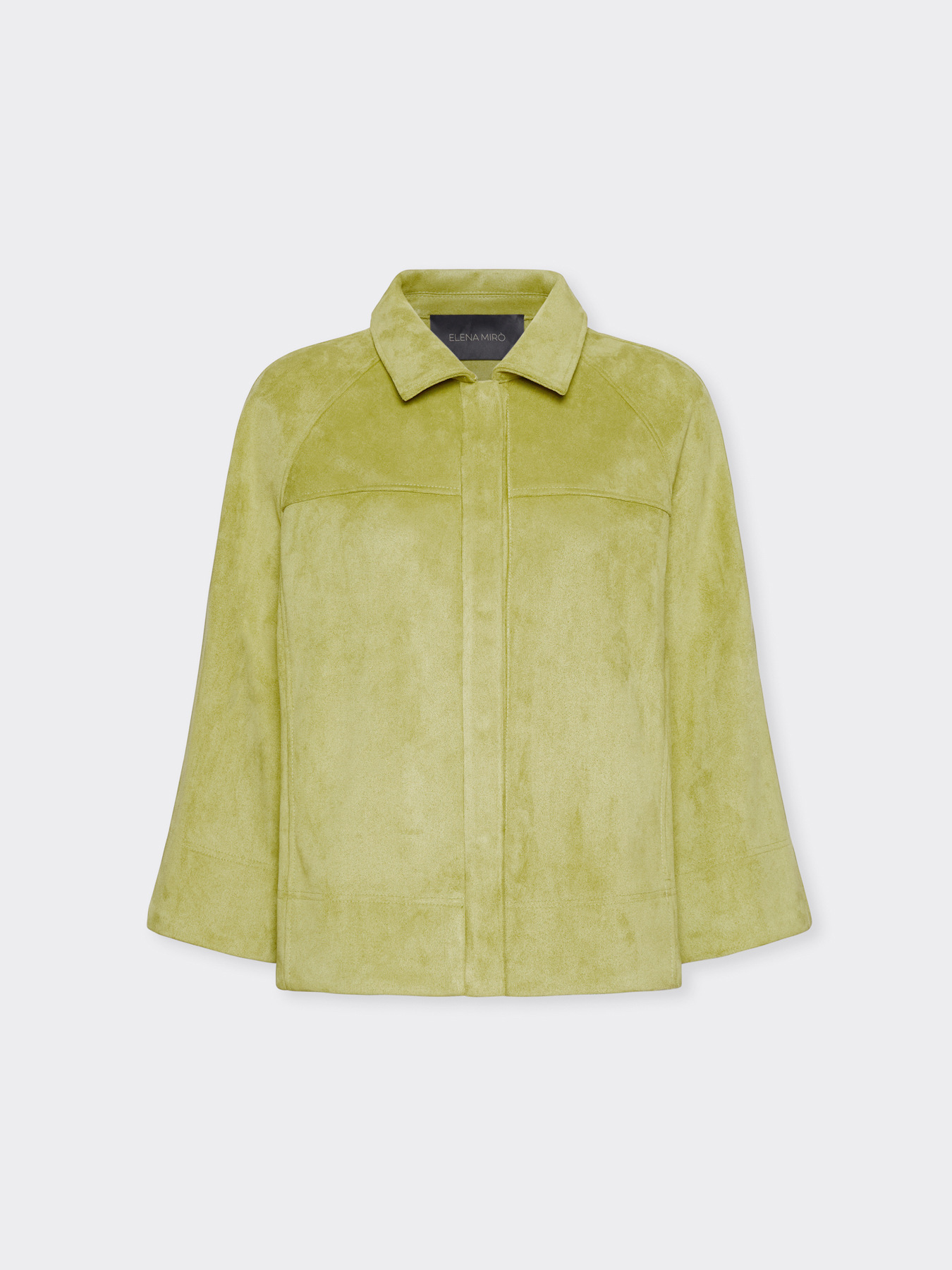 Boxy jacket in soft fabric image number 4