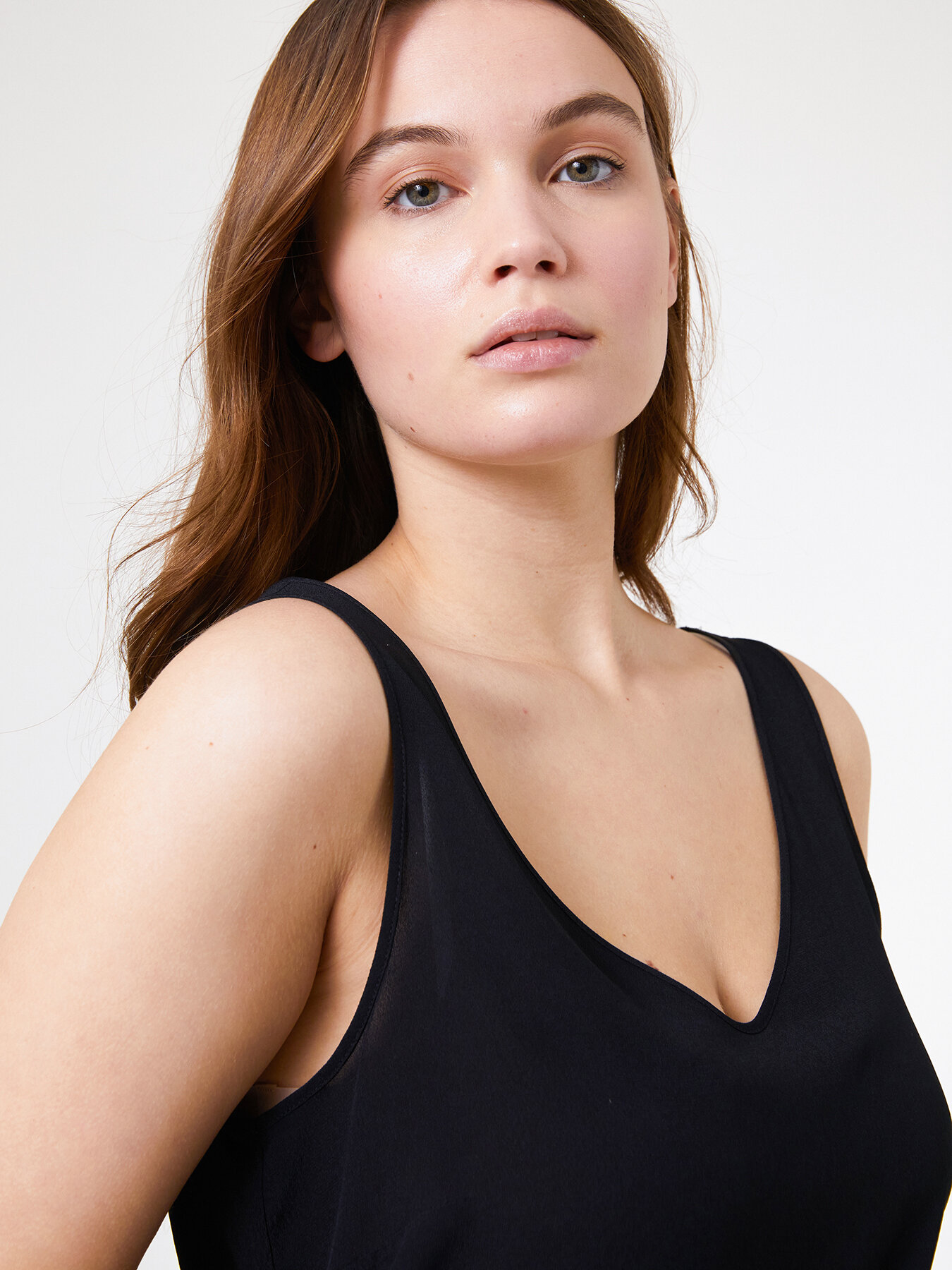 Top in cr&ecirc;pe di viscosa image number 1