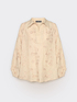 Blusa in voile di cotone con ricami image number 4