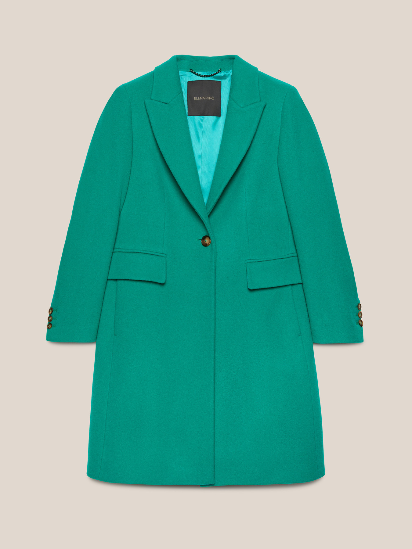 Cappotto in tessuto beaver image number 4