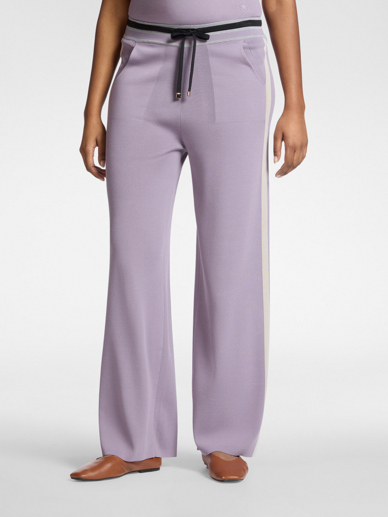 Viscose blend palazzo pants image number 2