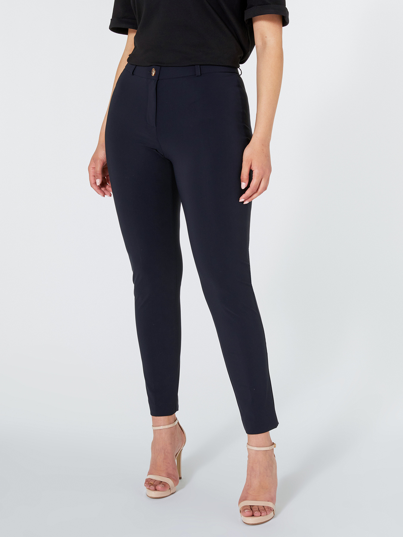 Pantalon slim en jersey image number 0