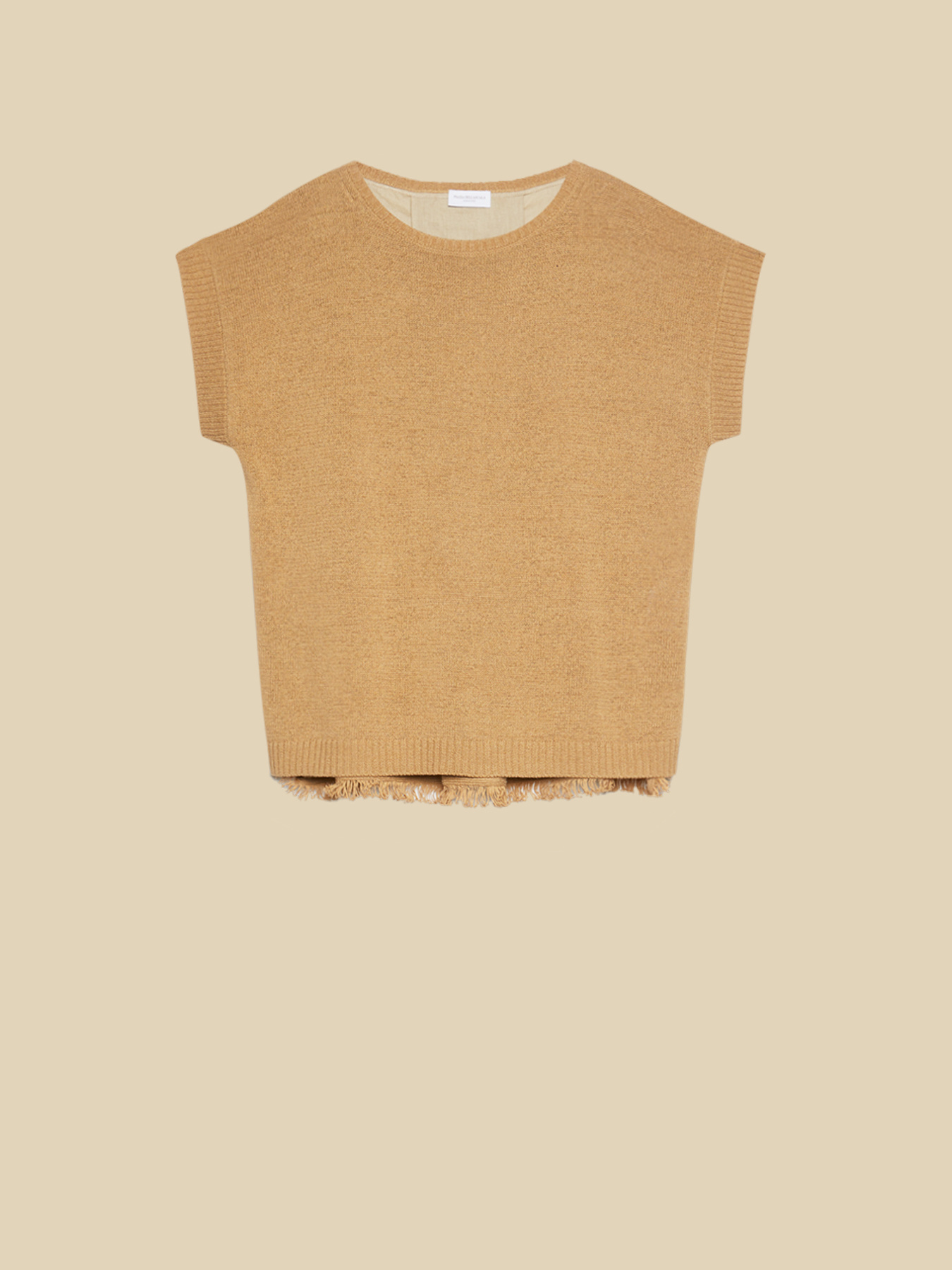 BLUSA TRICOT IN COTONE LINO image number 4