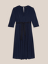 Pleated dress in flowing jersey image number 5
