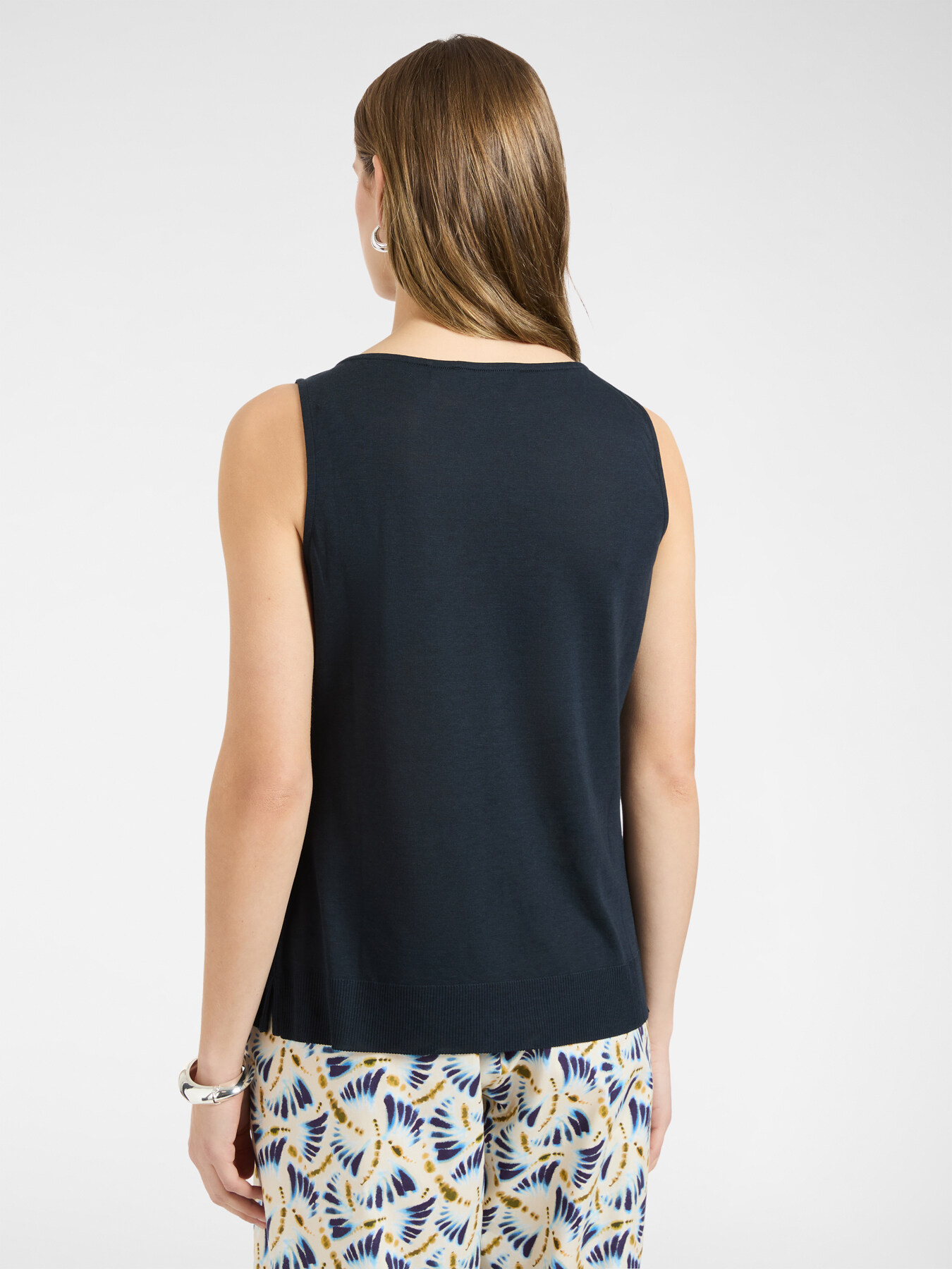 Top con scollo barchetta image number 1