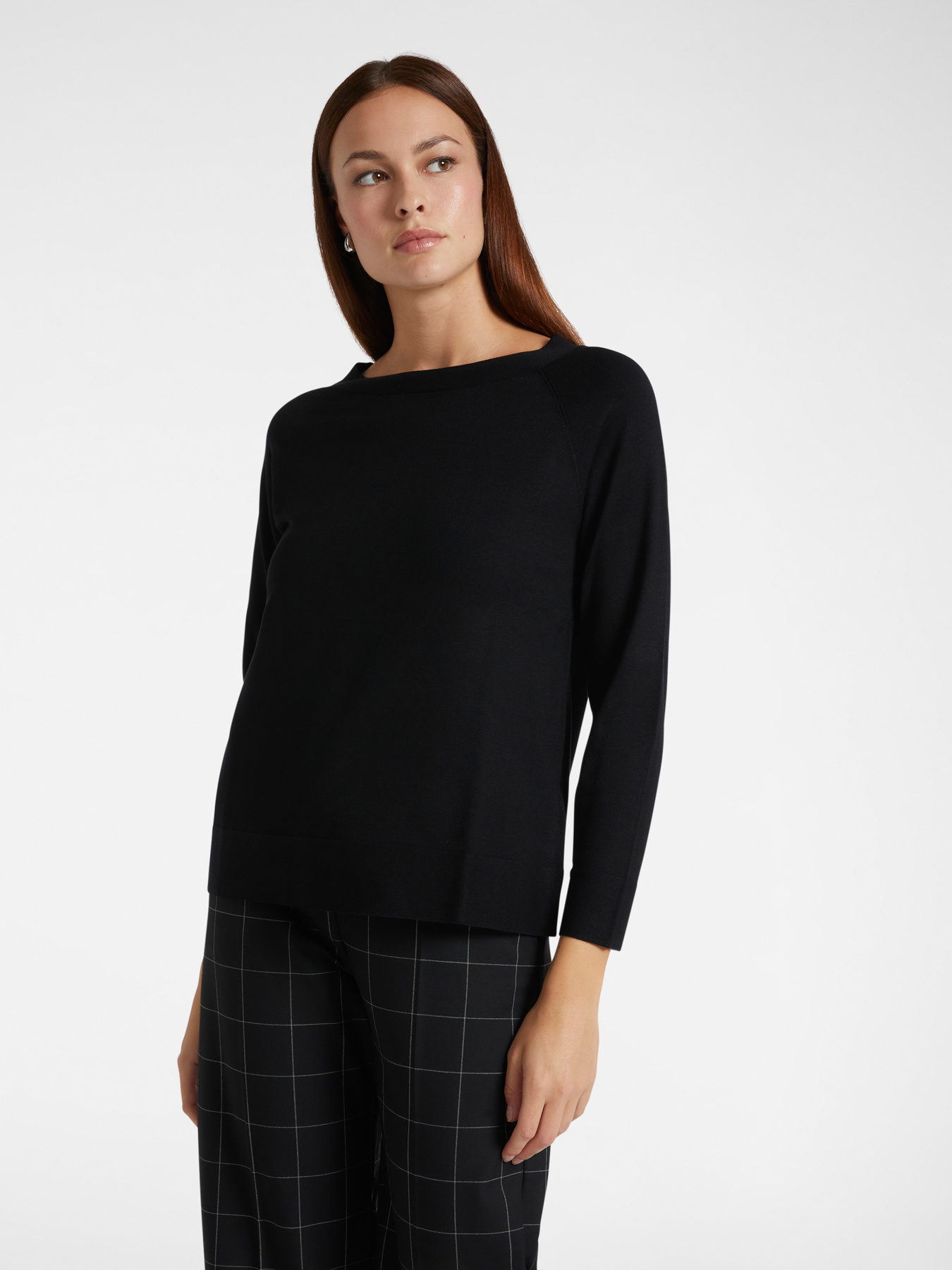 Basic-Pullover mit U-Boot-Ausschnitt image number 0