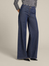 Jeans a palazzo in cotone stretch image number 2