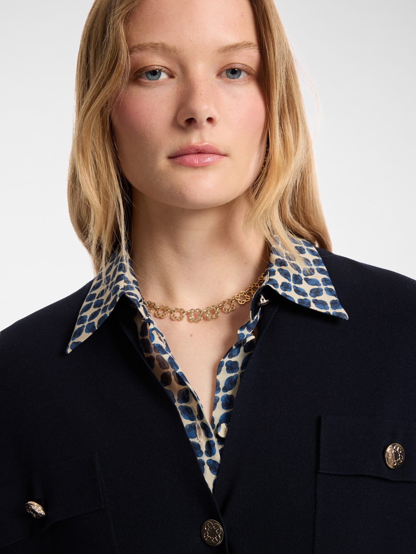 Gilet lungo con bottoni image number 3