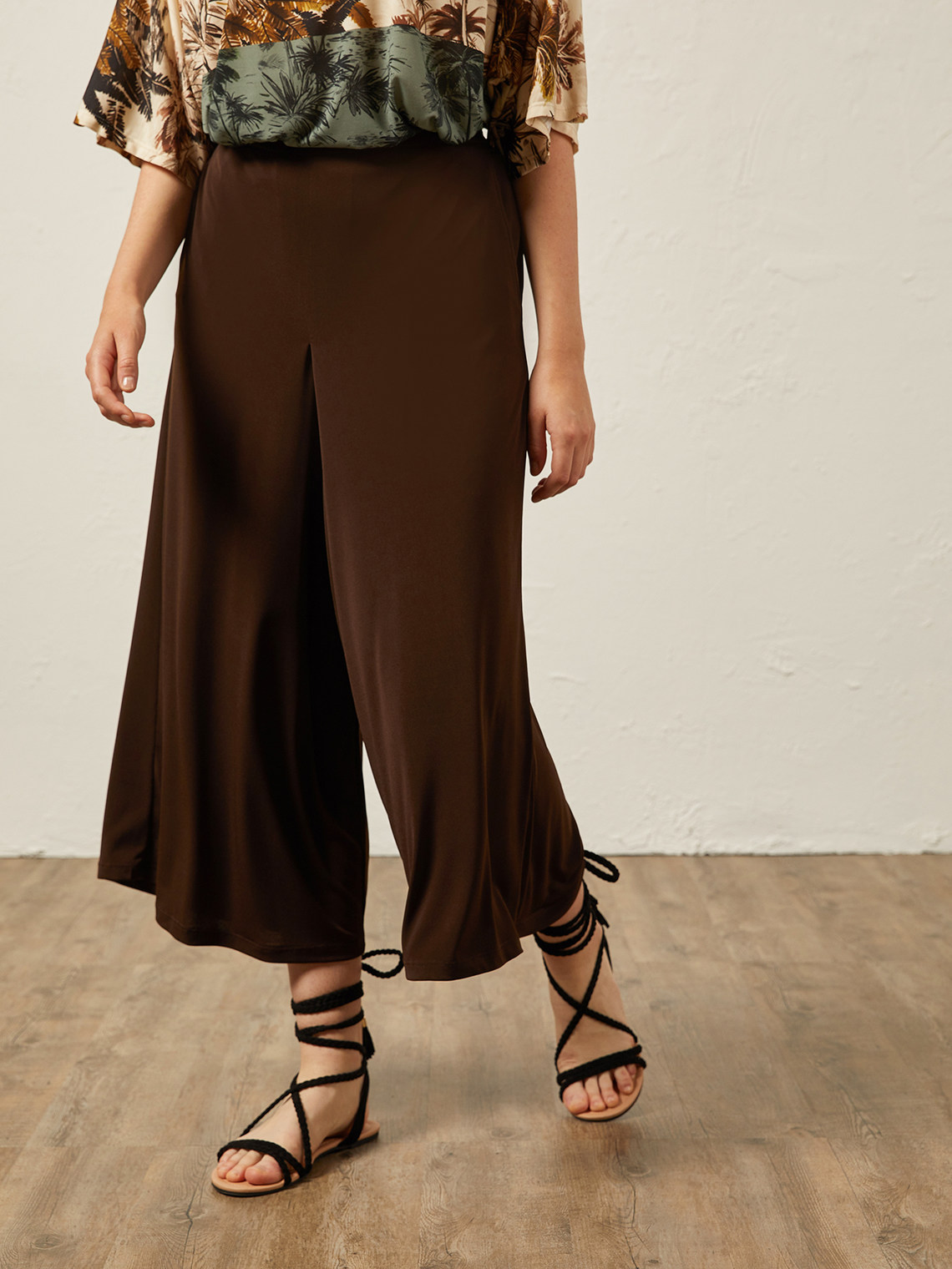 Elenamiro: Cropped-Hose aus Jersey_5