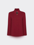 Cr&ecirc;pe jacket with jewel button image number 4