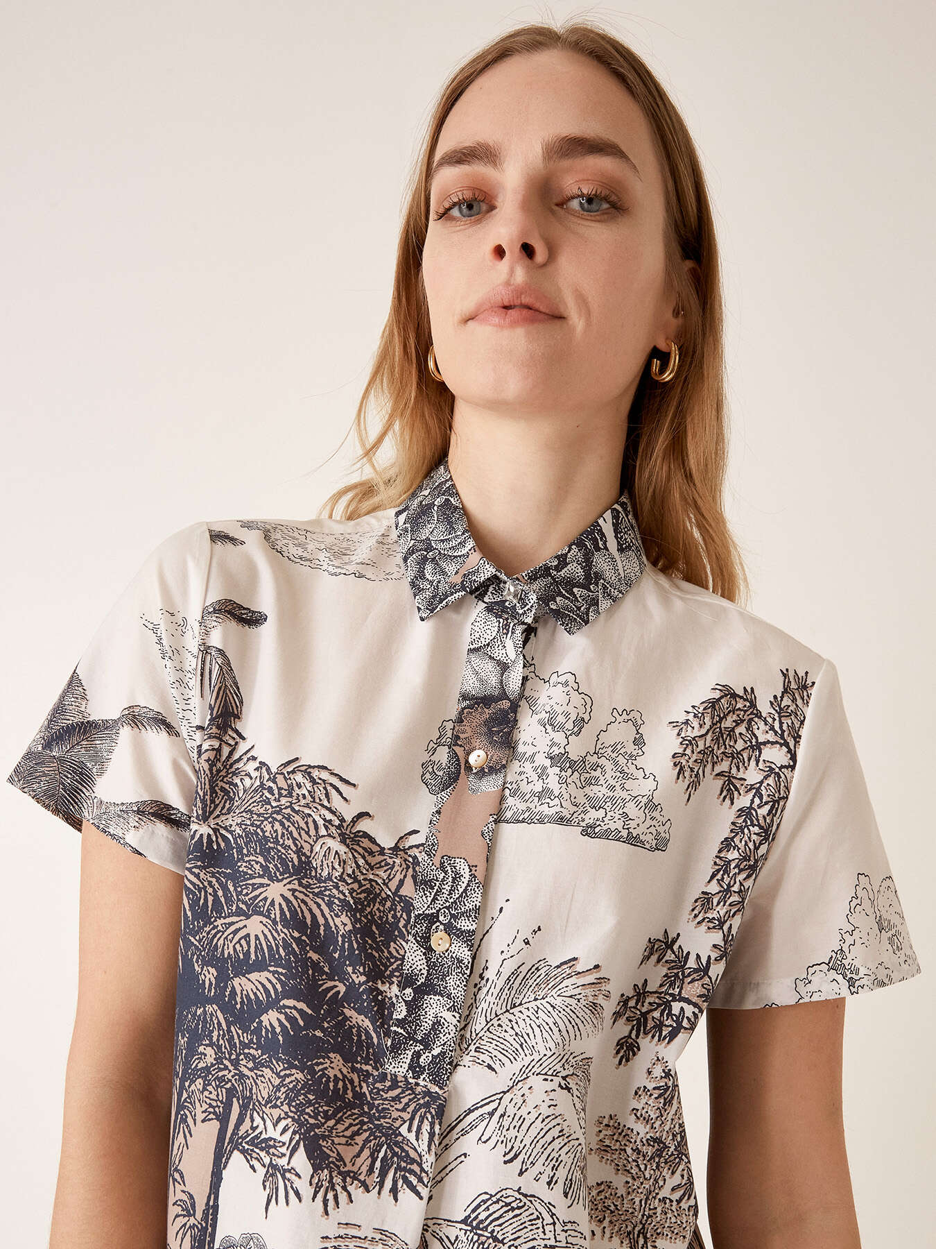 Robe chemisier imprimée image number 2