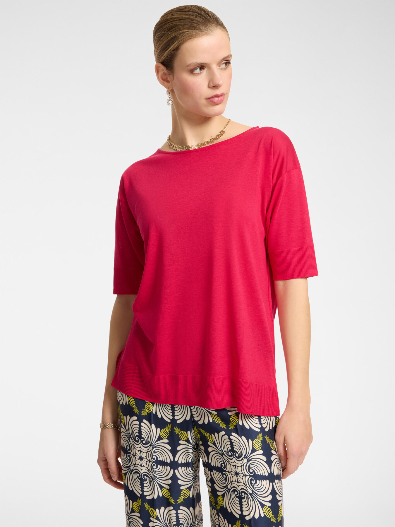 T-shirt in jersey tricot image number 0