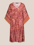 Printed beach robe dress image number 5