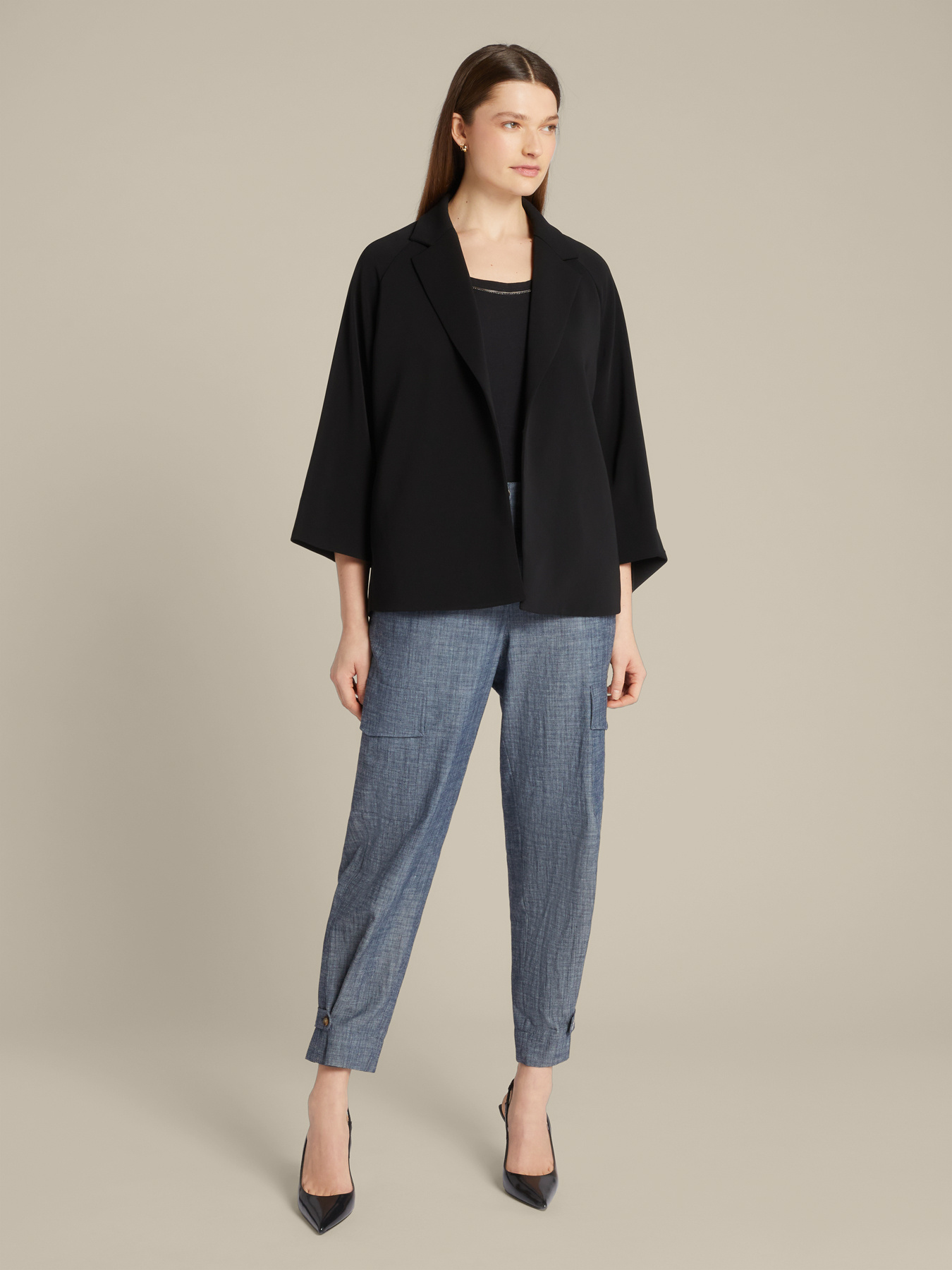 Black shacket image number 2