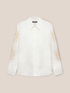 Linen shirt with embroidered sleeves image number 4