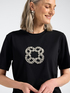 T-shirt en coton avec broderie Monogram image number 3