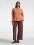 Pure wool crew neck sweater with embroidery image number 2