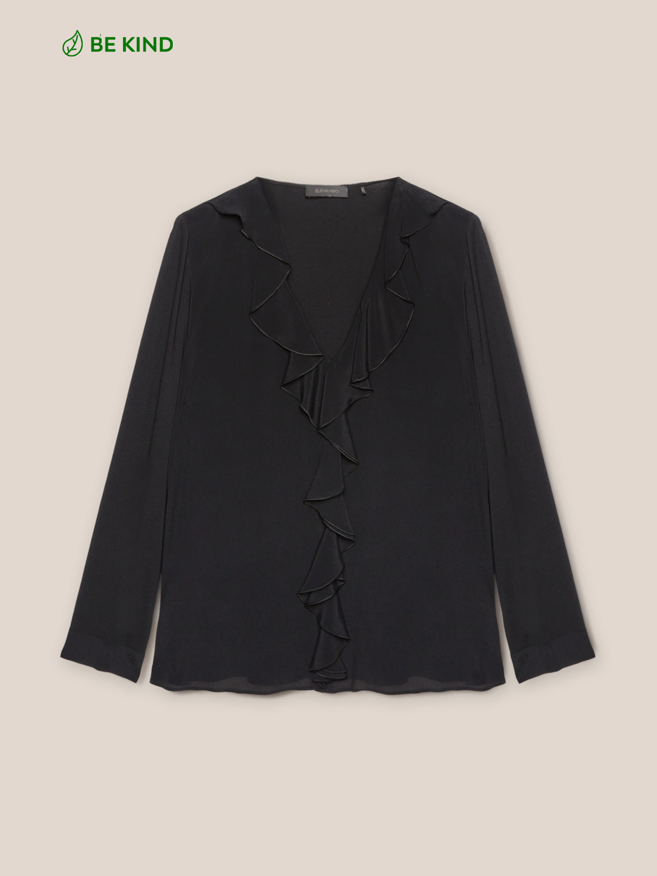 Bluse aus Bio-Viskose mit Volant image number 4