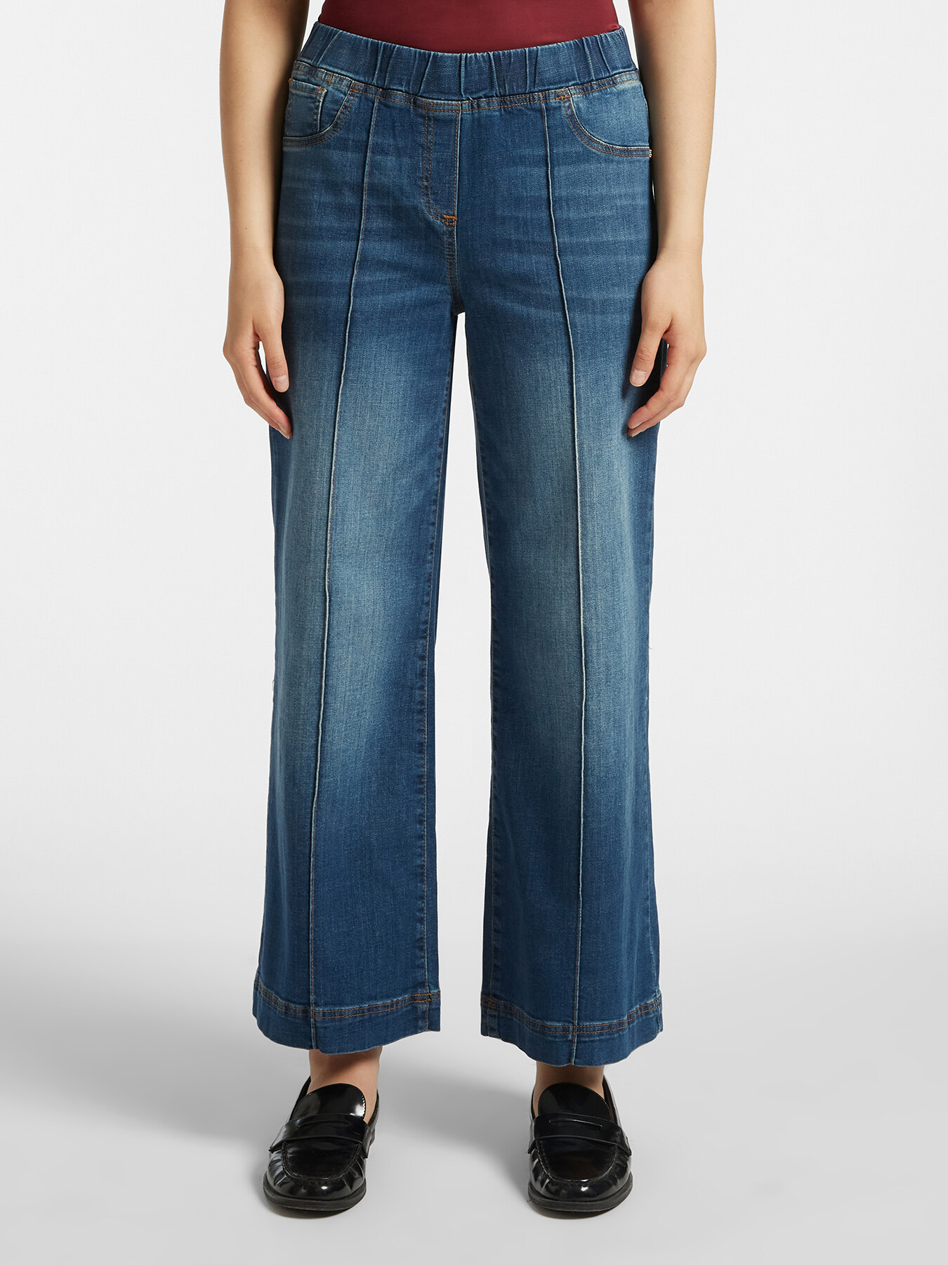 Vaqueros pull on modelo palazzo image number 2