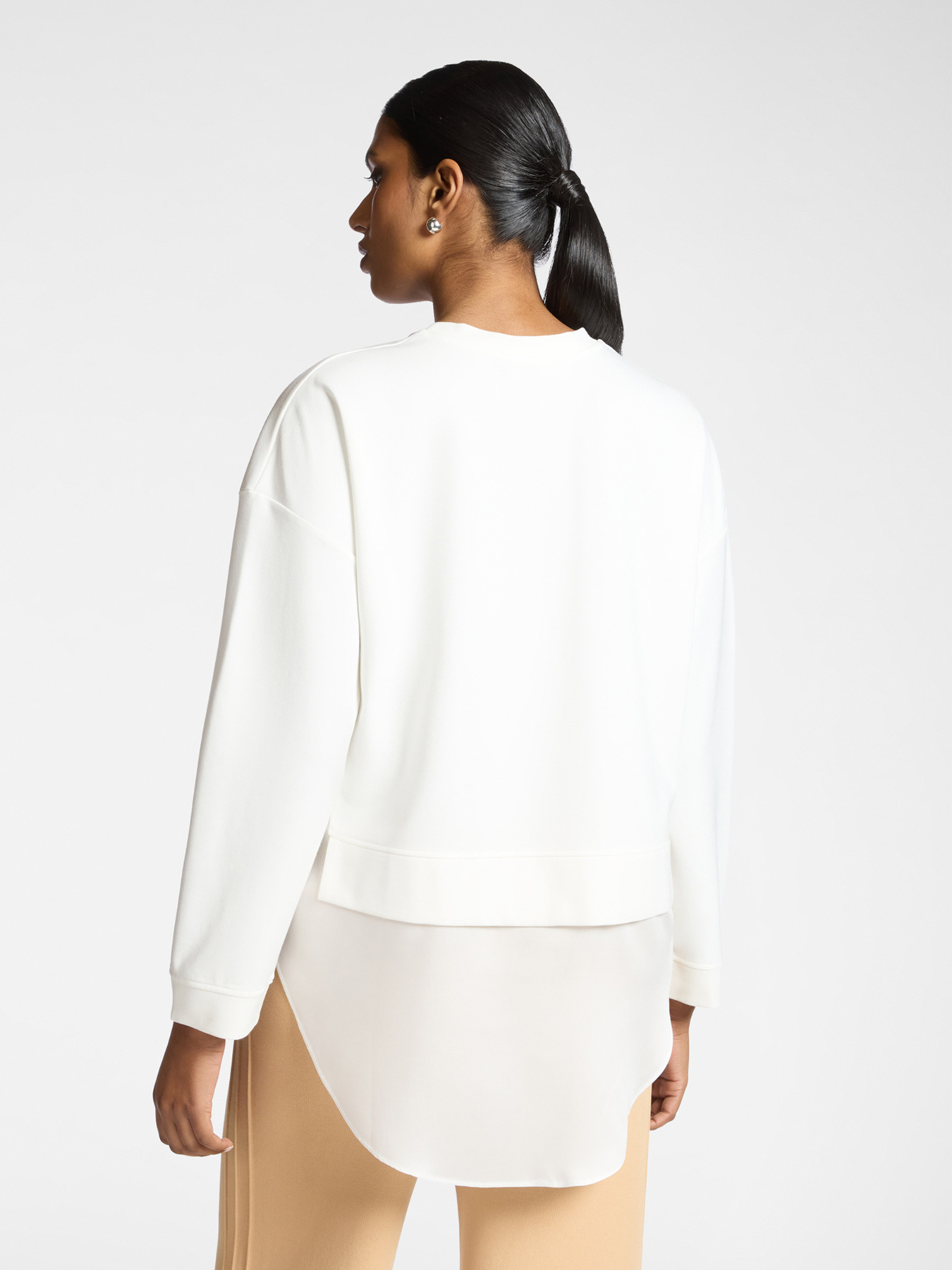 Layering effect sweatshirt image number 1