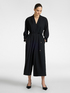 Jumpsuit in crepe fabric with belt image number 3
