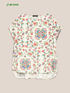 Printed ECOVERO&trade; viscose blouse image number 4