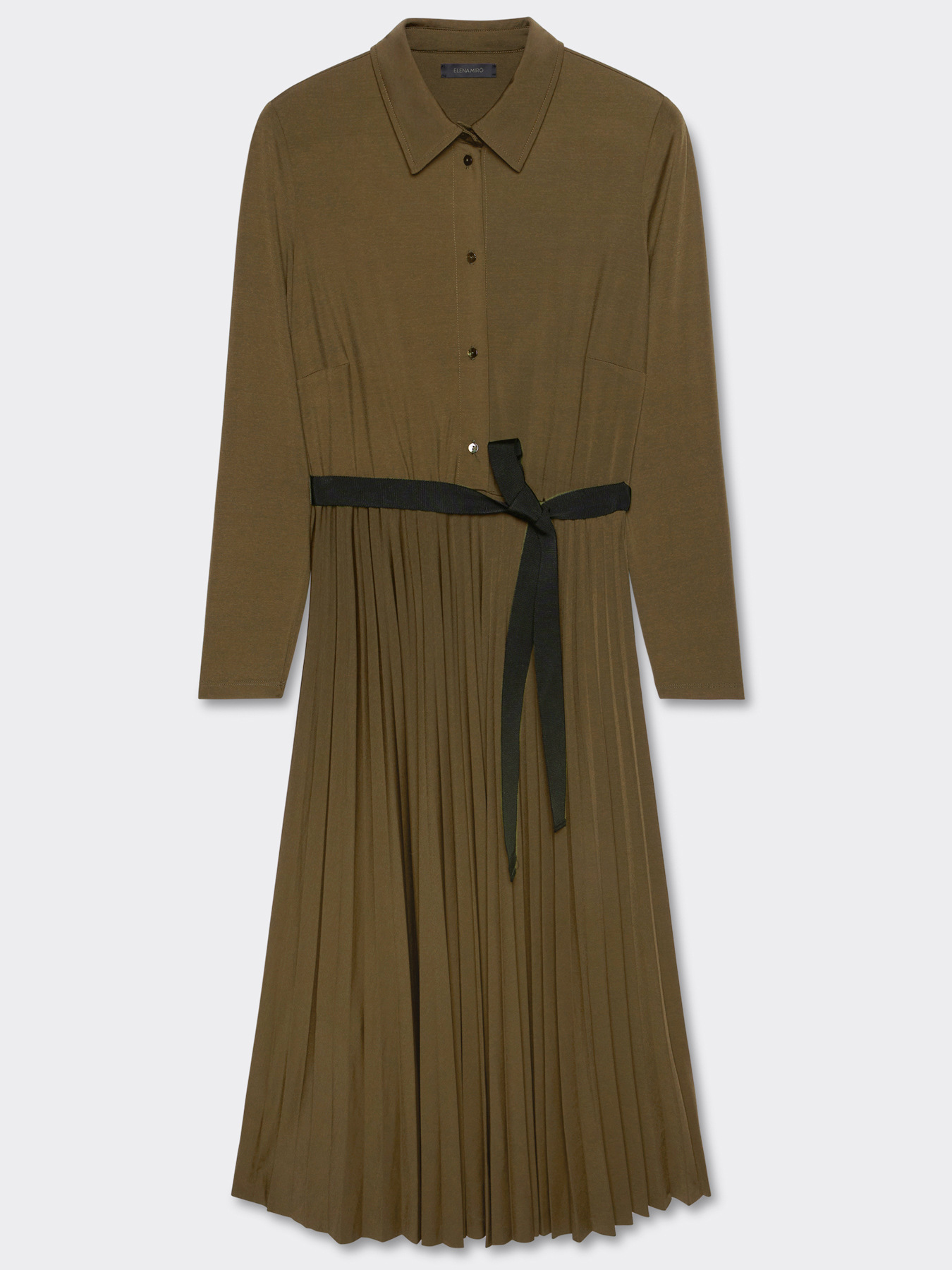 Robe longue avec jupe pliss&eacute;e image number 4