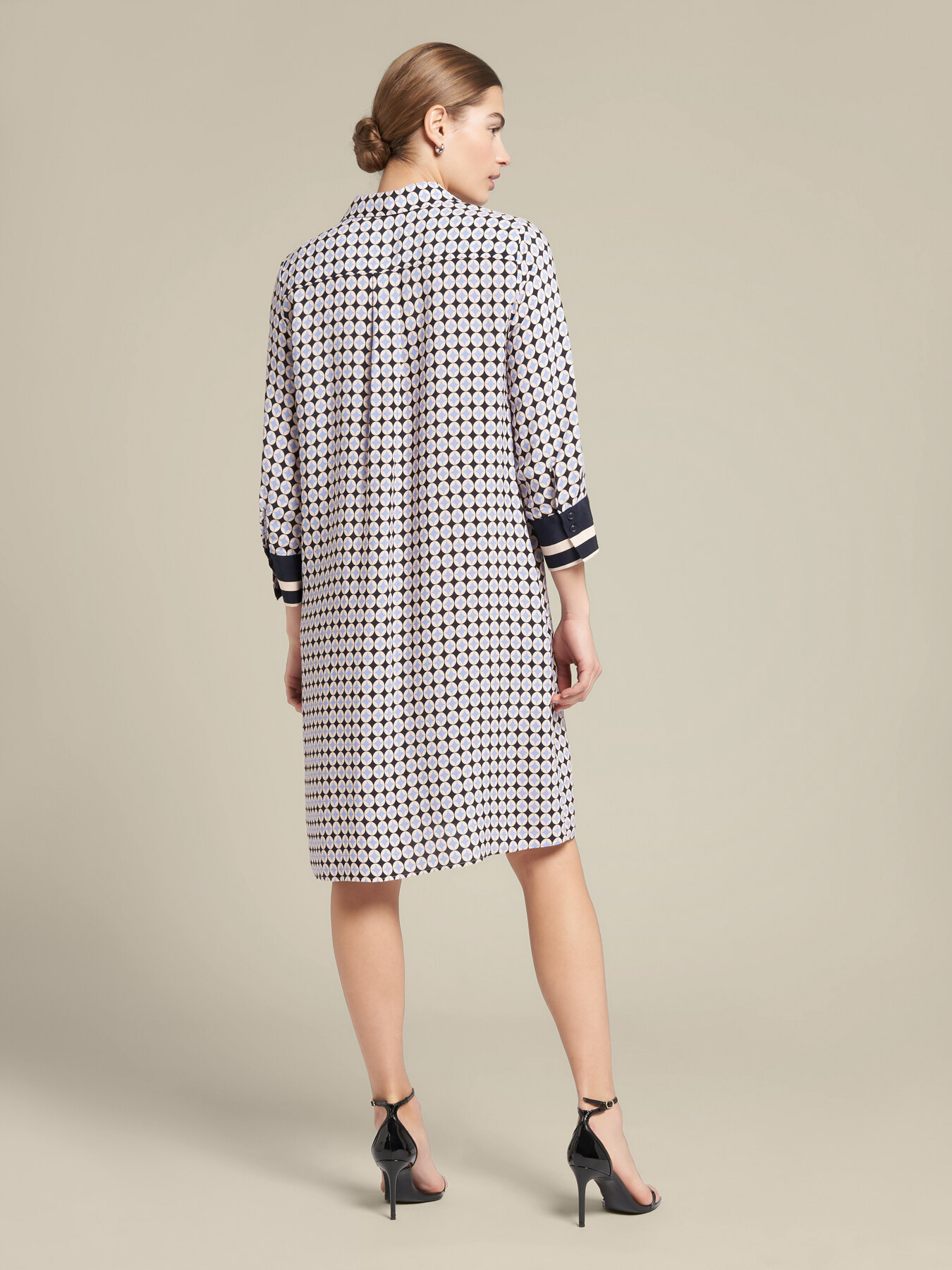 Robe imprim&eacute;e en viscose &eacute;cologique image number 1