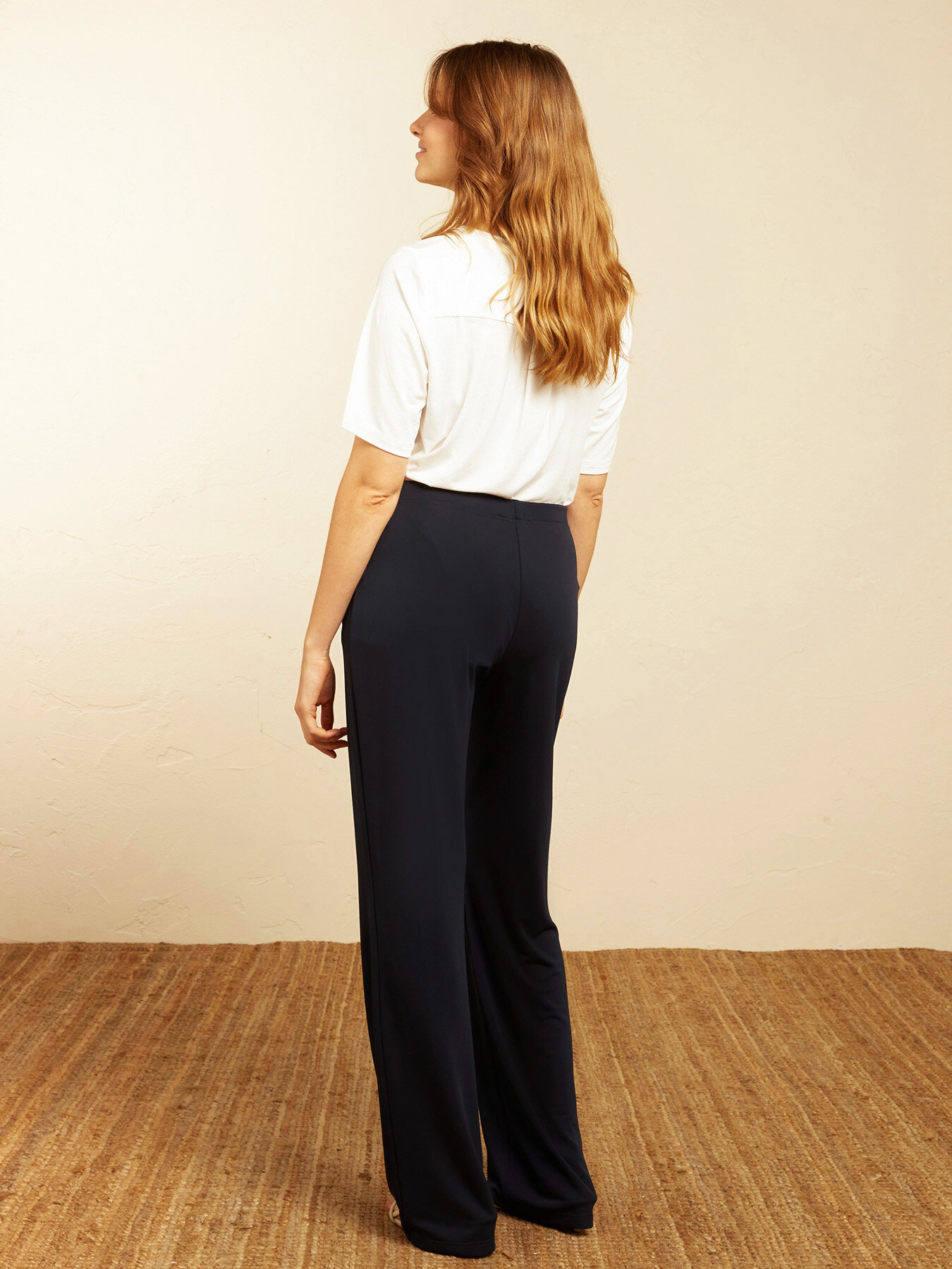 PANTALONE FLUIDO IN JERSEY image number 1