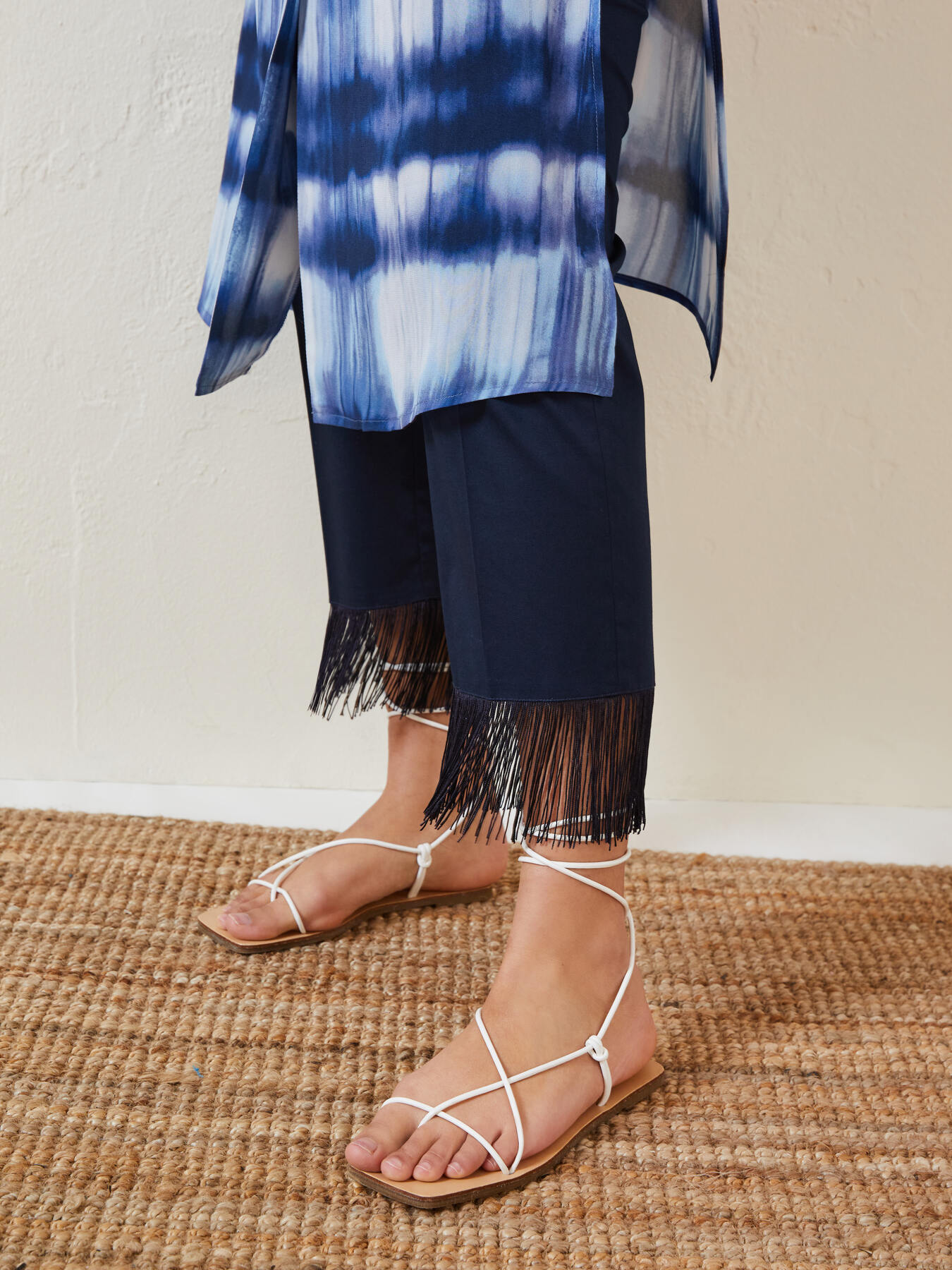 Hose mit Fransen Lisa Von Tang per Elena Miro image number 3