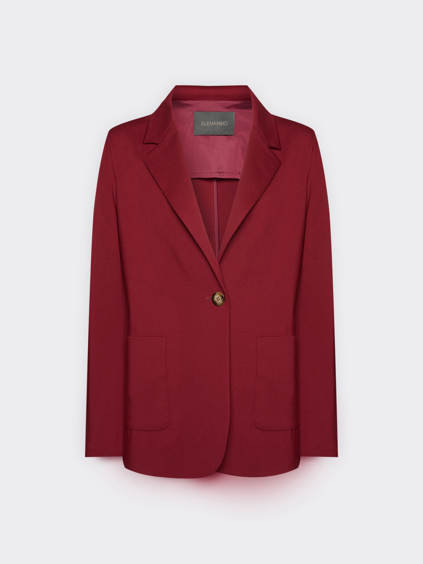 Blazer misto viscosa monopetto image number 4