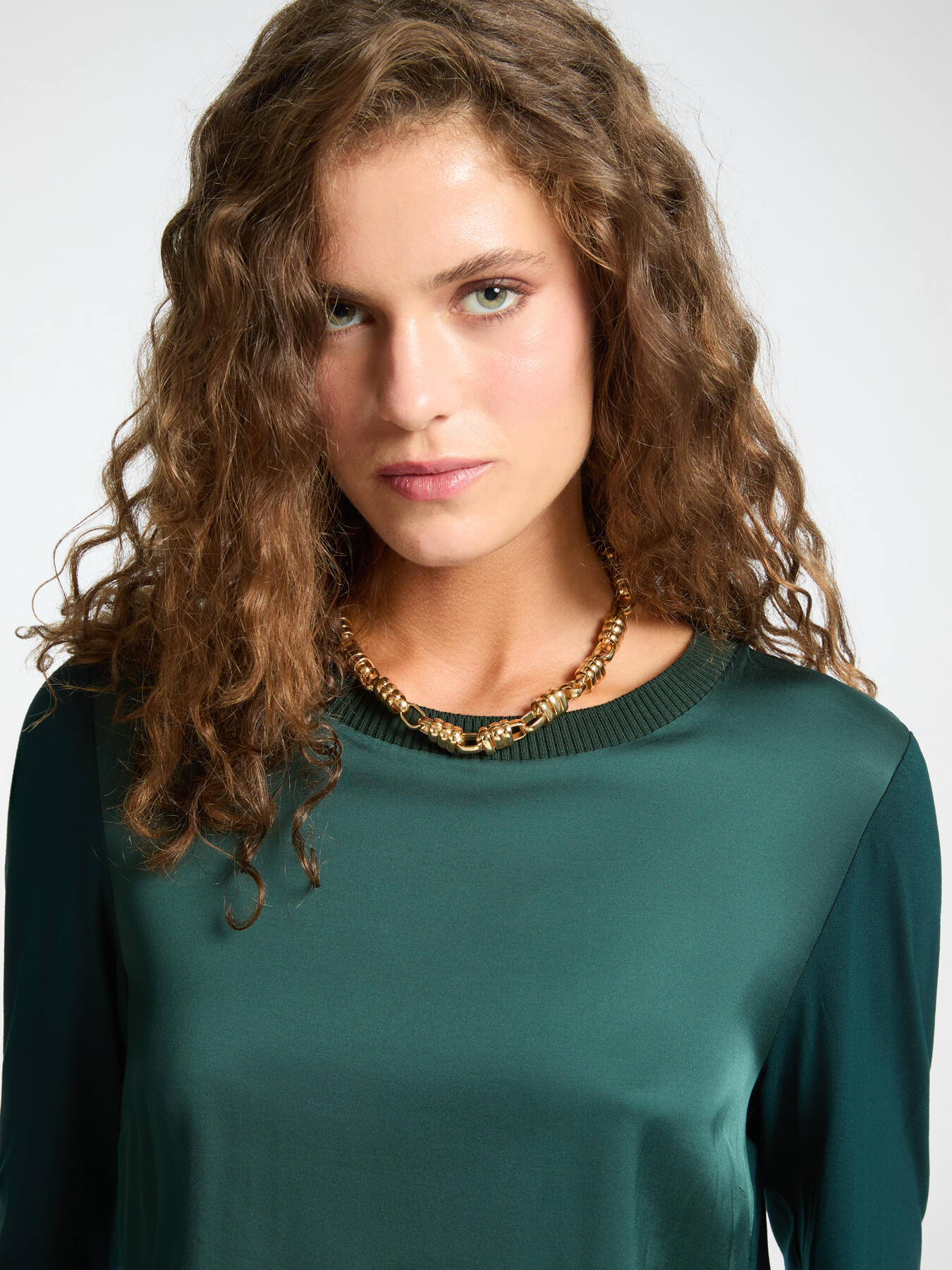 T-shirt in two fabrics image number 3