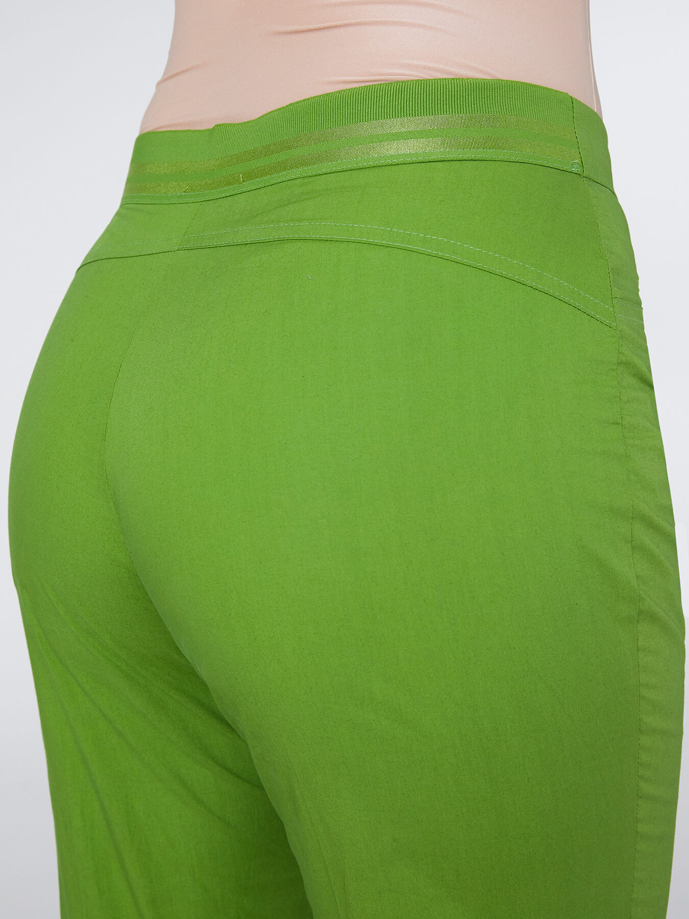 Pantalon droit en coton stretch image number 3