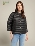 Short quilted recycled nylon down jacket image number 0
