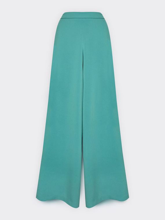 Pantaloni palazzo in cady
