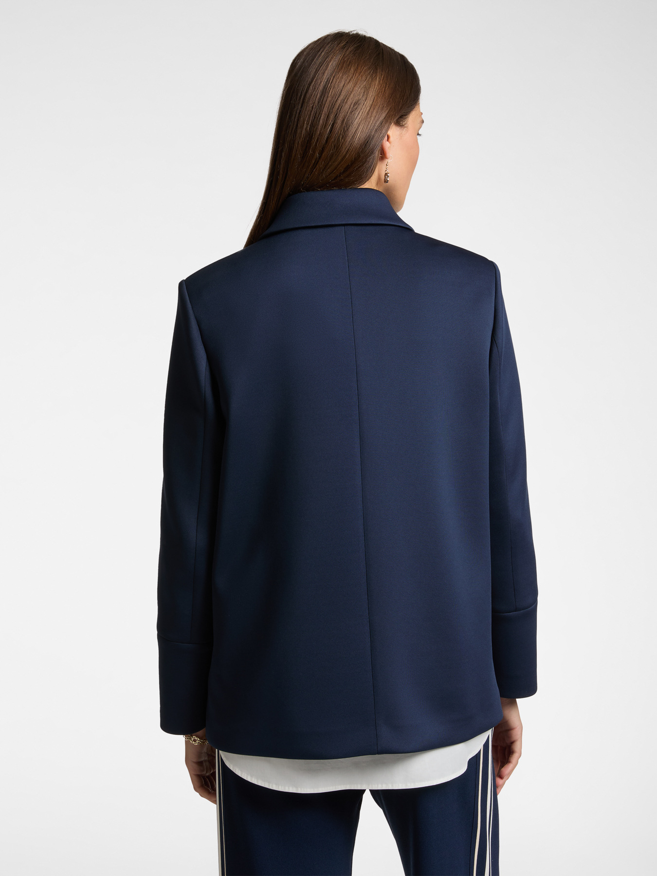 Peacoat aus Scuba-Stoff image number 1