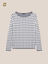 Sweater jacquard com desenho geométrico image number 4