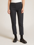 Pantaloni Basic dritti in tessut jacquard image number 3
