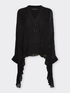 Sequined georgette blouse image number 4