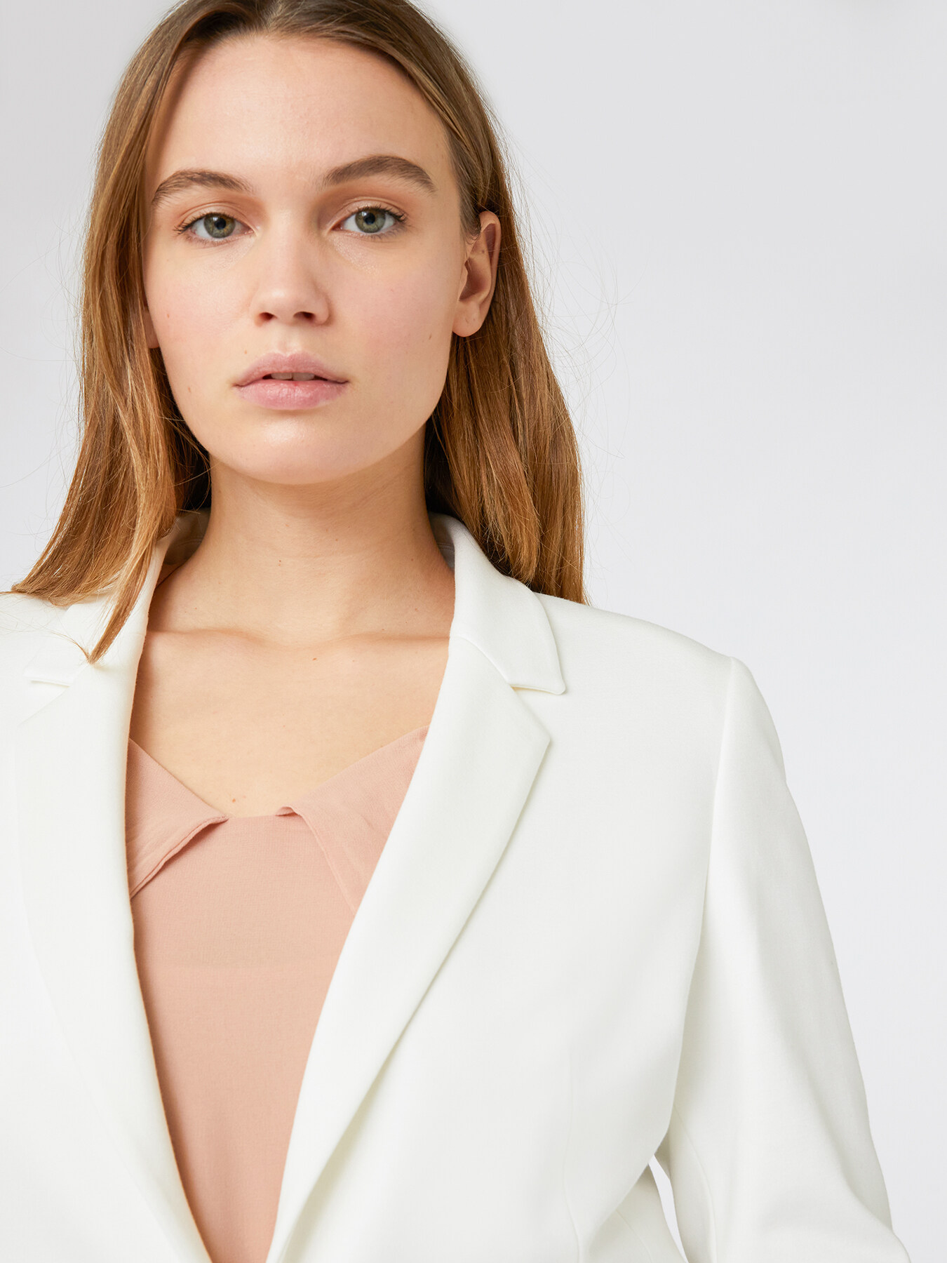 Stretch Milano-stitch blazer jacket image number 2