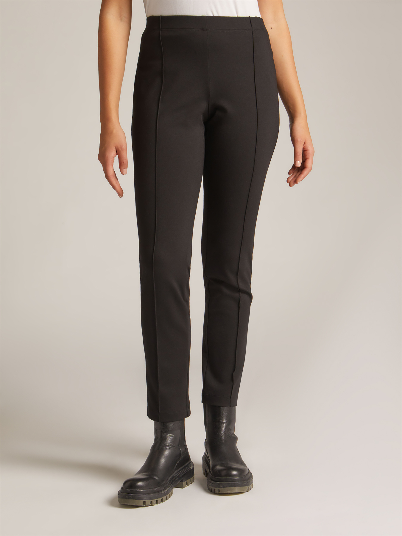 PANTALON LEGGING EN MAILLE MILANO image number 3