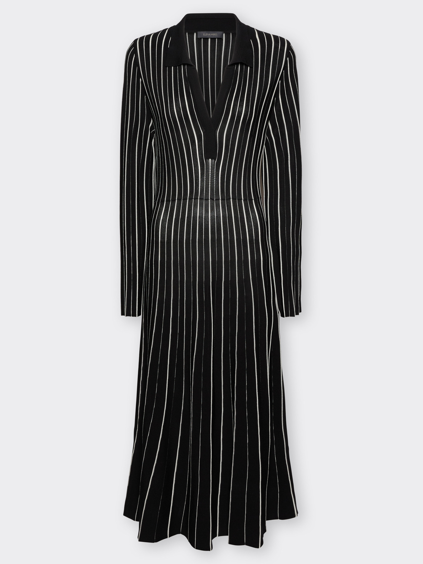 Striped knit dress image number 4